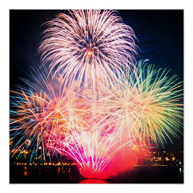 Poster Feux chromatiques (Devant)