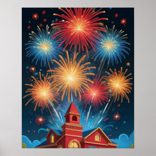 Poster Feux d'artifice