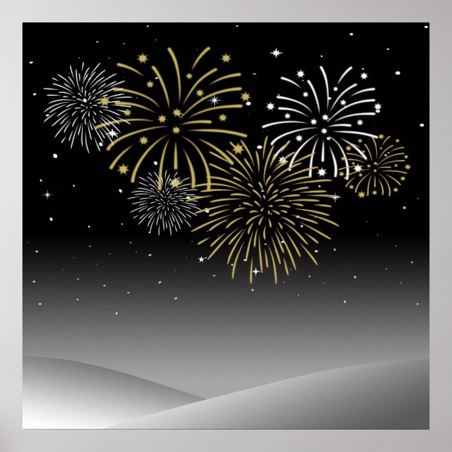 Poster Feux du Nouvel An (Devant)