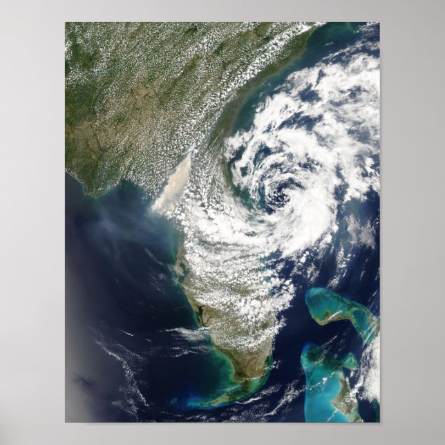 Poster Feux et fumée en Géorgie et en Floride (Devant)