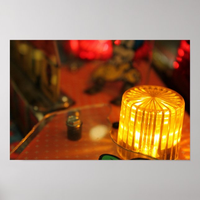 Poster Feux Pinball (Devant)