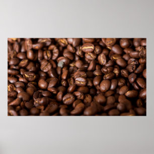 Poster Fèves de café Background abstract, arôme, arrière 