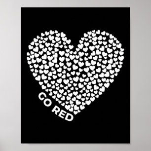 Poster Février Mois de la santé cardiovasculaire Amérique