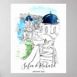 Poster Fiançailles, proposition, cadeau d'anniversaire