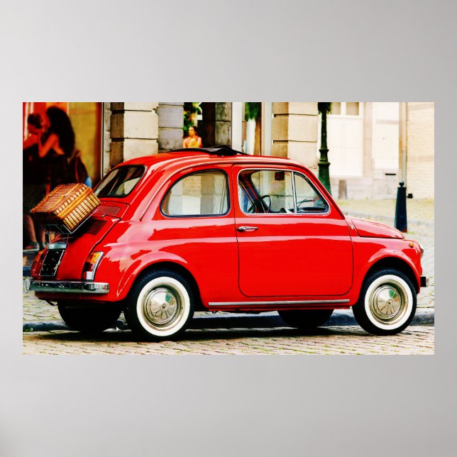 Poster Fiat 500 (Devant)