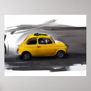 Poster fiat 500