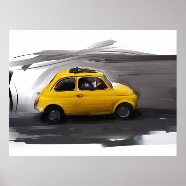 Poster fiat 500 (Devant)