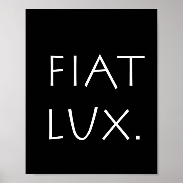 Poster Fiat Lux (Devant)