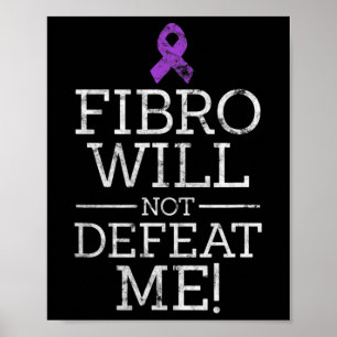 Poster Fibro Ne Me Défendra Pas Fibromyalgie Sensibilisat