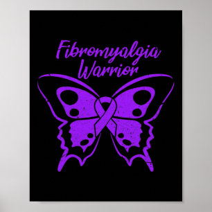 Poster Fibromyalgie Guerrier Fibro Sensibilisation Beurre