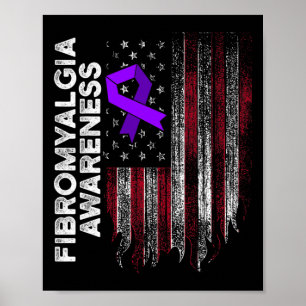 Poster Fibromyalgie Survivant Fier Guerrier 11