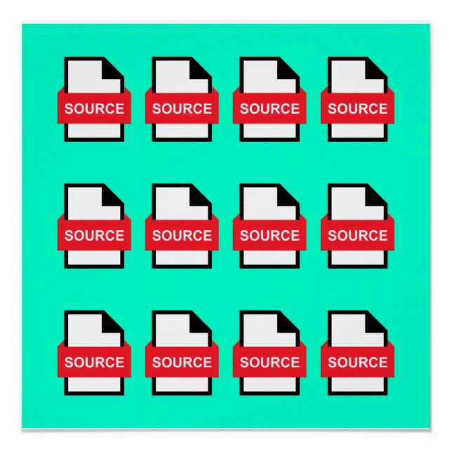 Poster Fichiers sources (Devant)