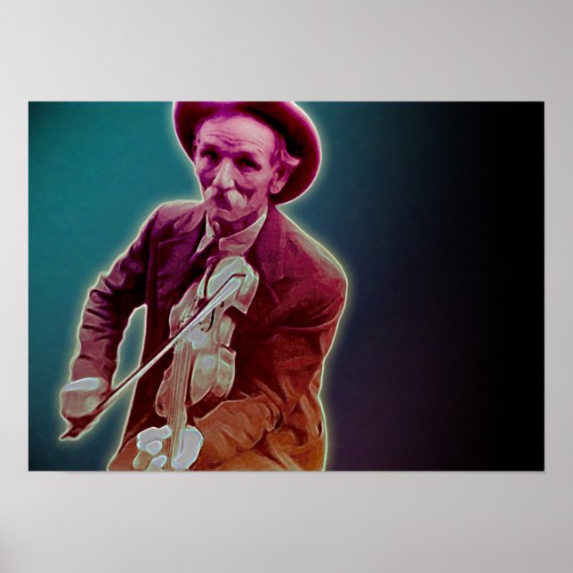 Poster Fiddler dans l'obscurité (Devant)