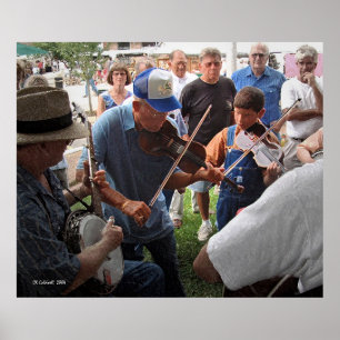 Poster Fiddlin en parc
