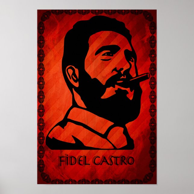 Poster Fidel Castro (Devant)