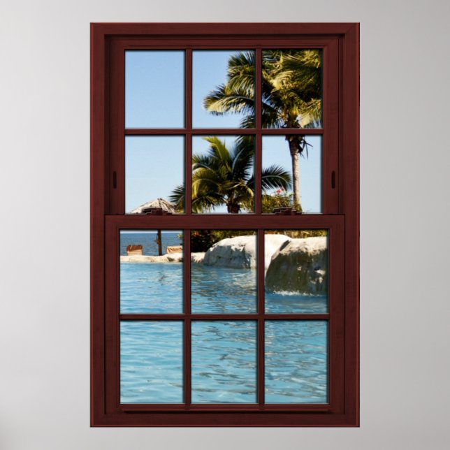 Poster Fidji Island View #3 of 3 Image Window Illustratio (Devant)