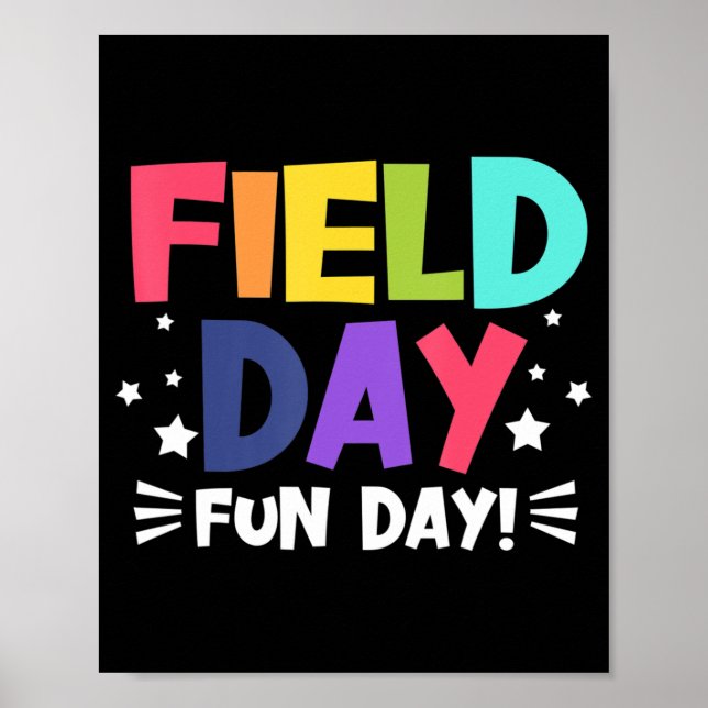 Poster Field Day 2022 Field Trip Fun Day Boys Girls Stude (Devant)