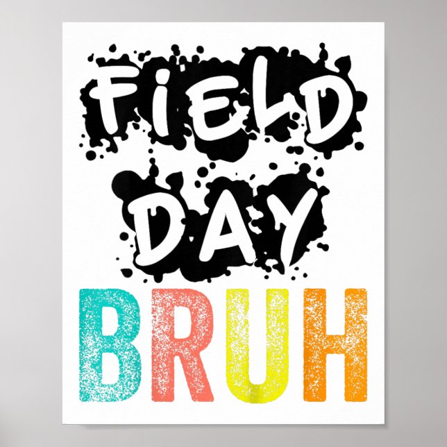 Poster Field Day Fun Day Amusant Pour Les Enfants Enseign (Devant)