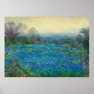 Poster Field of Bluebonnets, 1918-1920 par Julian Onderdo