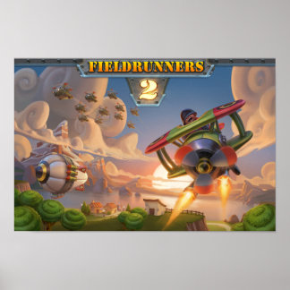 Poster Fieldrunners 2 - Prenez le ciel