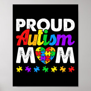 Poster Fier Autisme Maman Sensibilisation sur l'autisme c