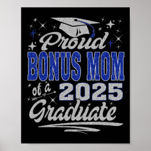 Poster Fier Bonus Maman D'Un Cl De 2025 Diplômé Pour Grad