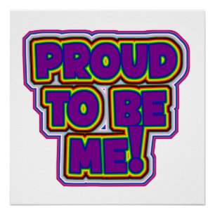 Poster Fier D'Être Moi ! - Fierté LGBTQ+