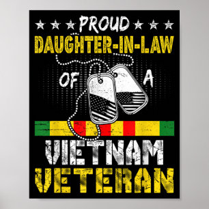 Poster Fier Fille En Droit D'Un Vétérinaire Pères Du Viet