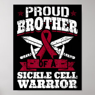 Poster Fier Frère D'Un Guerrier De Cellule Déchiré