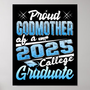 Poster Fier Godmère De 2025 Graduate College Chemise Gra