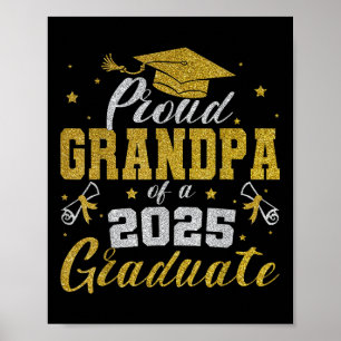 Poster Fier grand-père d'un diplômé de la promotion 2025