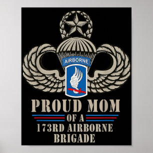 Poster Fier Maman 173e brigade aéroportée Vétérinaire Mil