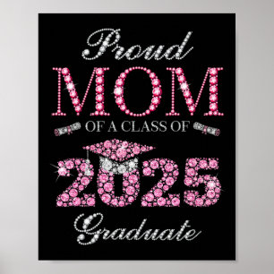 Poster Fier Maman D'Un Cl De 2025 Diplômé