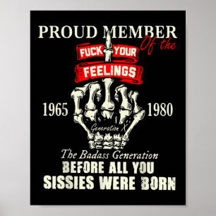 Poster Fier Membre De Vos Sentiments 1965 1980 The Ba