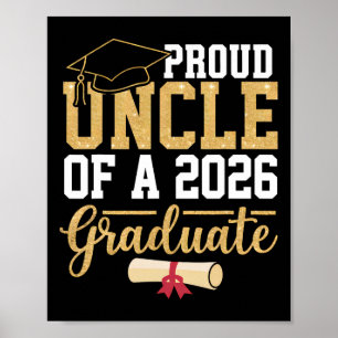Poster Fier oncle d'un étudiant en dernière année de prom