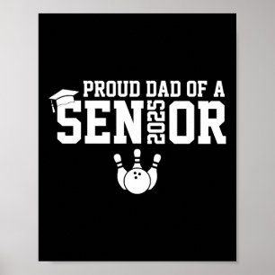 Poster Fier Papa Senior 2025 Bowling Player Cl De 2025