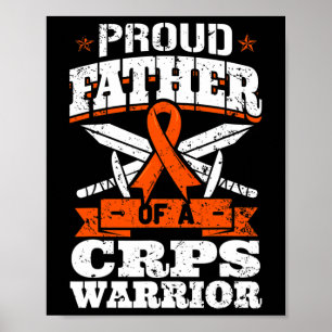 Poster Fier Père D'Un Guerrier De Crps Rsd Sensibilisatio