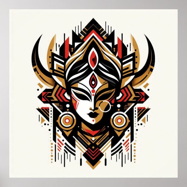 Poster Fierce & Divine - Le pouvoir de la déesse Durga (Devant)