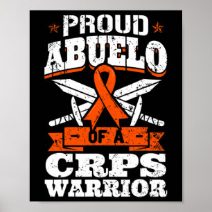 Poster Fière Abuelo D'Un Guerrier Des Crps Rsd Sensibilis