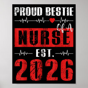 Poster Fière de d'une infirmière établie en 2026 nouvelle