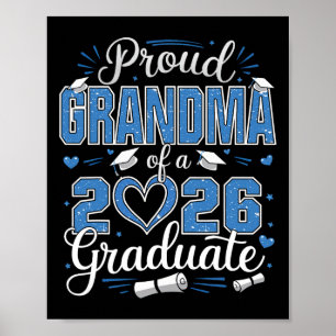 Poster Fière grand-mère d'un diplômé de la promotion 2026