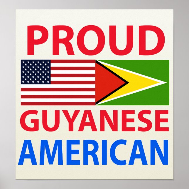 Poster Fière Guyanaise Américaine (Devant)