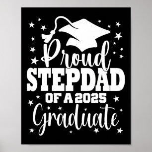 Poster Fière Stepdad De Cl De 2025 Diplômé Diplômé Supéri
