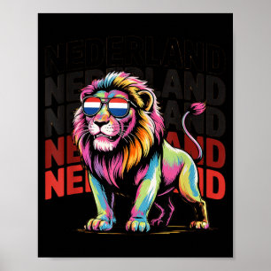 Poster Fiers garçons Nederland Oranje Papa Pays-Bas Hup