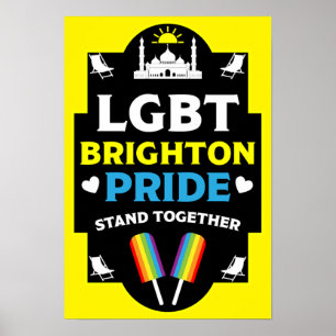 Poster Fierté de Brighton et de Hove