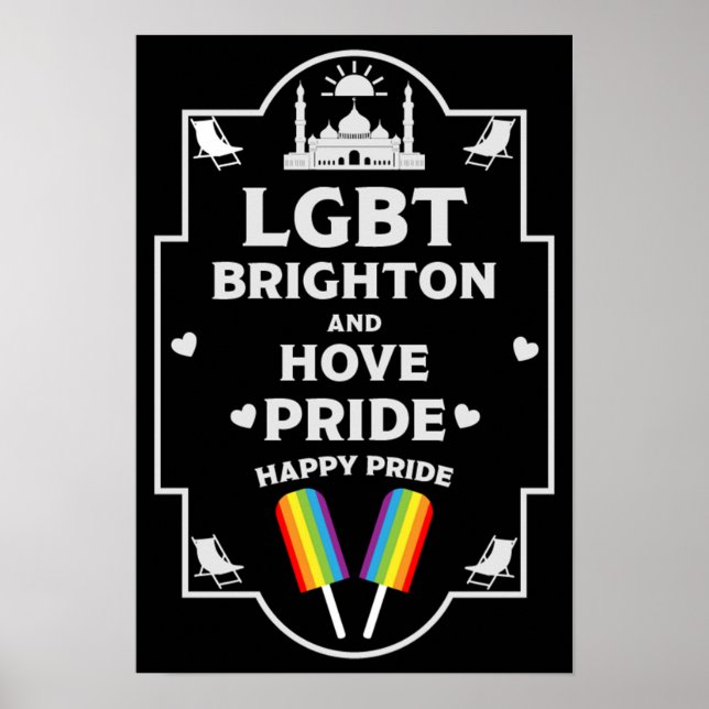 Poster Fierté de Brighton et de Hove (Devant)