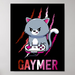 Poster Fierté de Geeks Lesbiennes Gaymers Lgbt Amoureux d