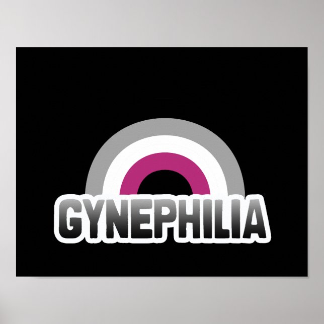 Poster Fierté de la gynéphilie (Devant)