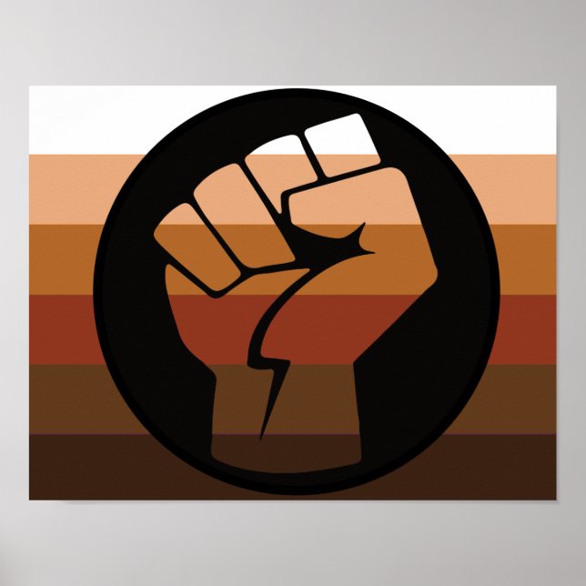 Poster Fierté des gens de couleur (POC) (Devant)
