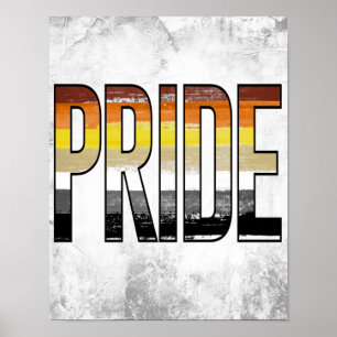 Poster Fierté des Ours Mot